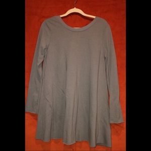 Free People Beach Long Sleeve Swing Dress